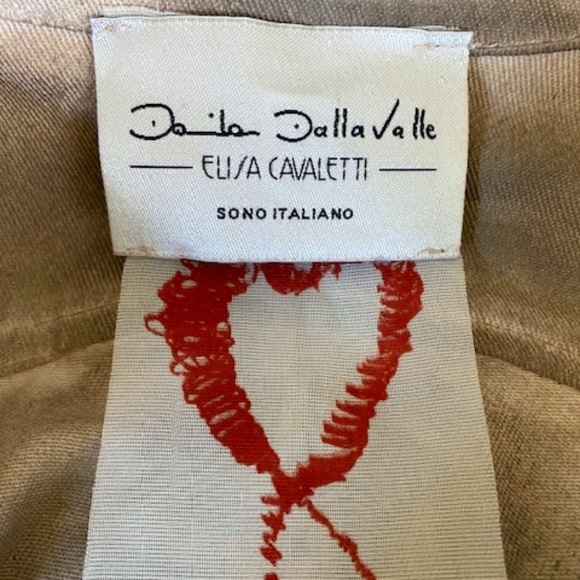 Elisa Cavaletti/Daniela Dallavalle jacket US S cotton beige/taupe mottled look - Picture 5 of 16
